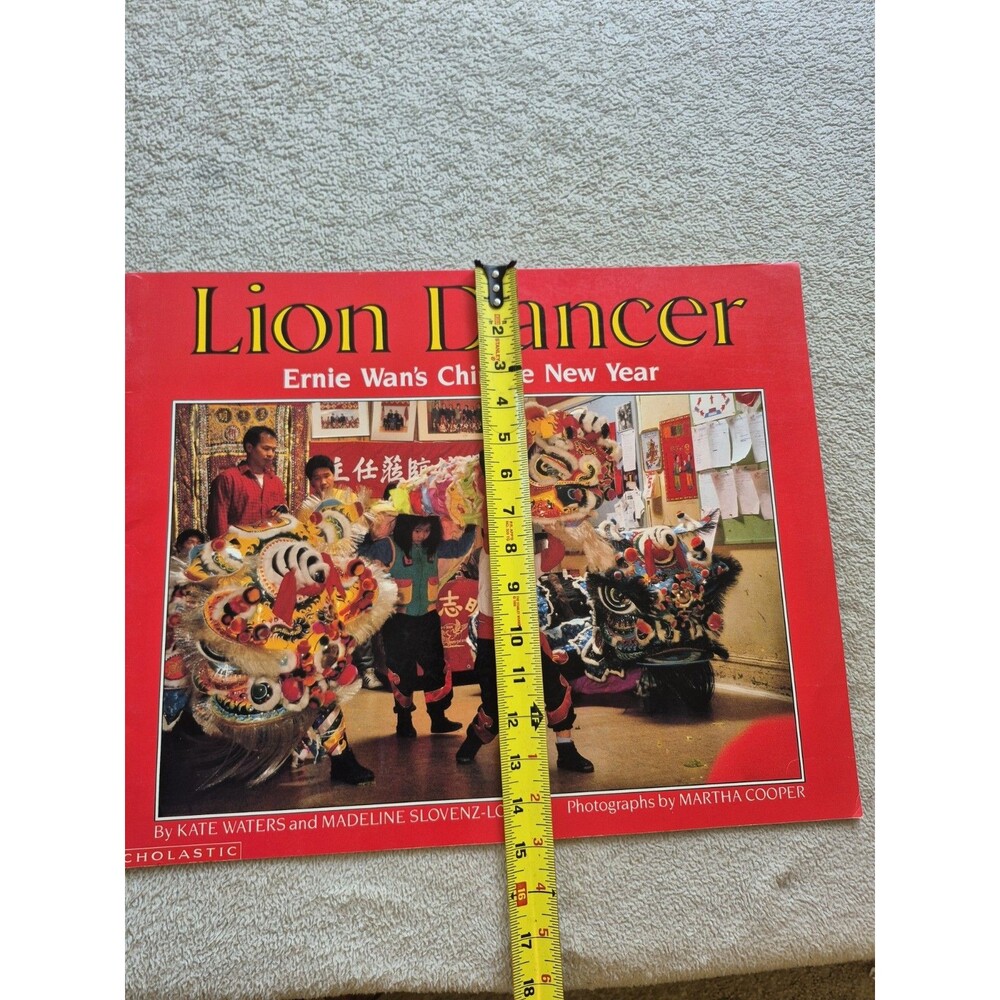 Lion Dancer Ernie Wan’s Chinese New Year Scholastic Big Book Oversized Classroom